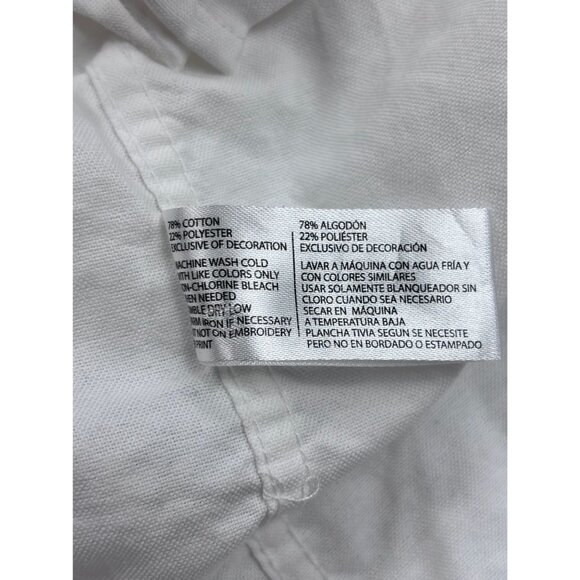 U.S. Polo Assn. Mens White Button-Down Shirt With Embroidered Logo Size S - Picture 5 of 11